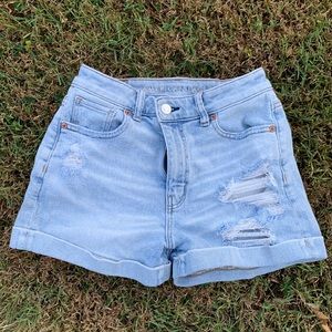 American Eagle distressed shorts